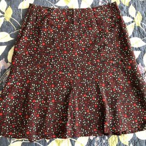 Cute skirt with mini tulips design
